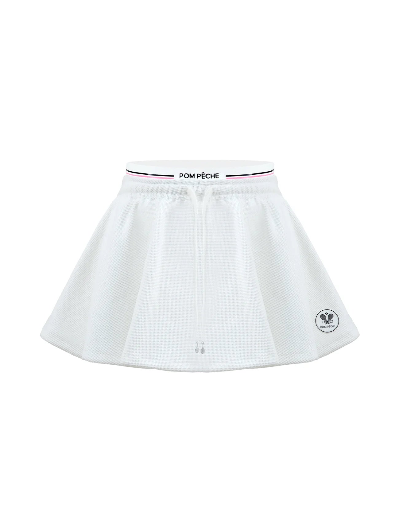 QUILLA　フレア Aライン テニススカート - ホワイト