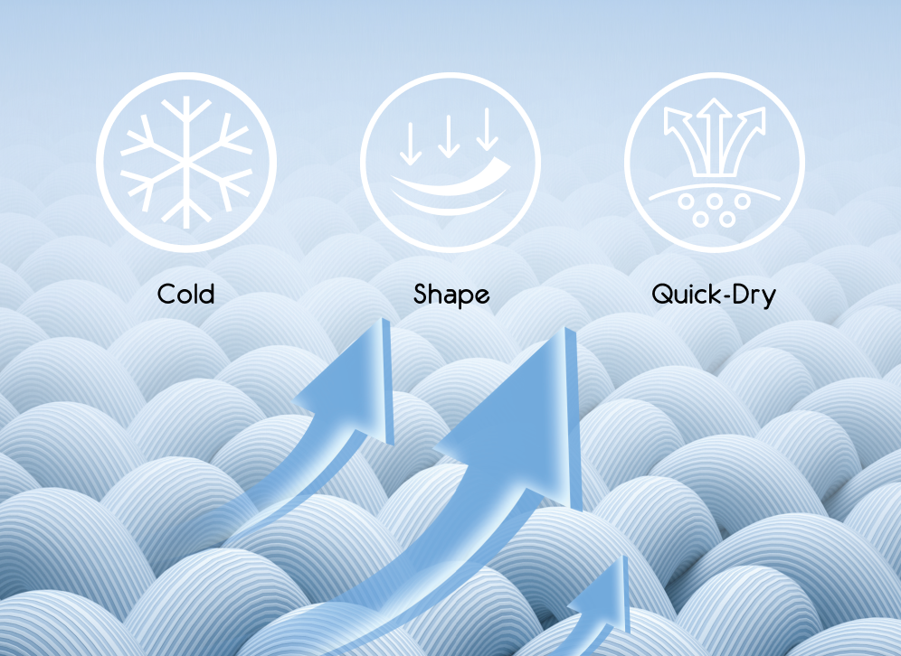 Cold, Shape, Quick-Dry Features
