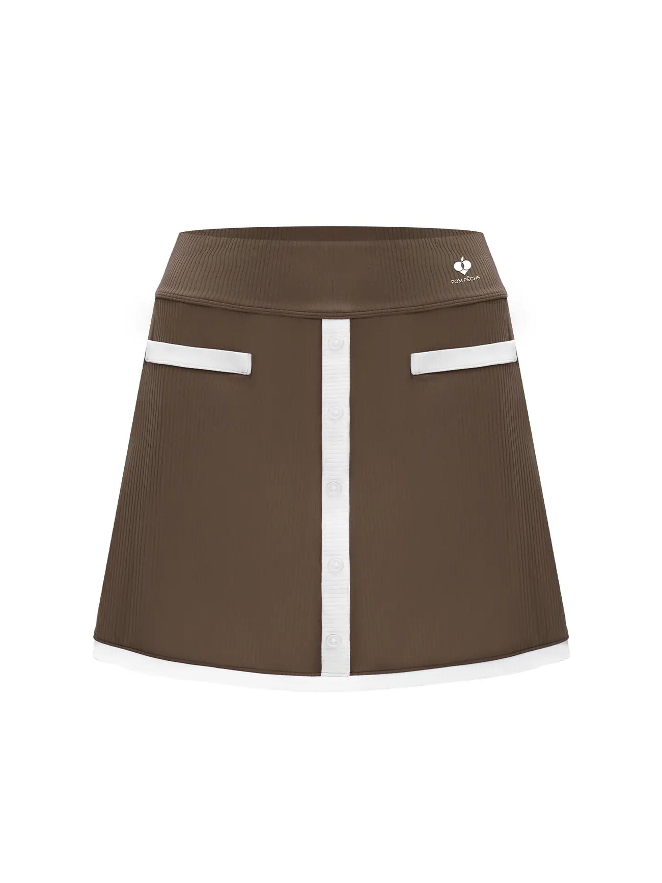 VERCOMCA 2-in-1 テニススカート - モカ